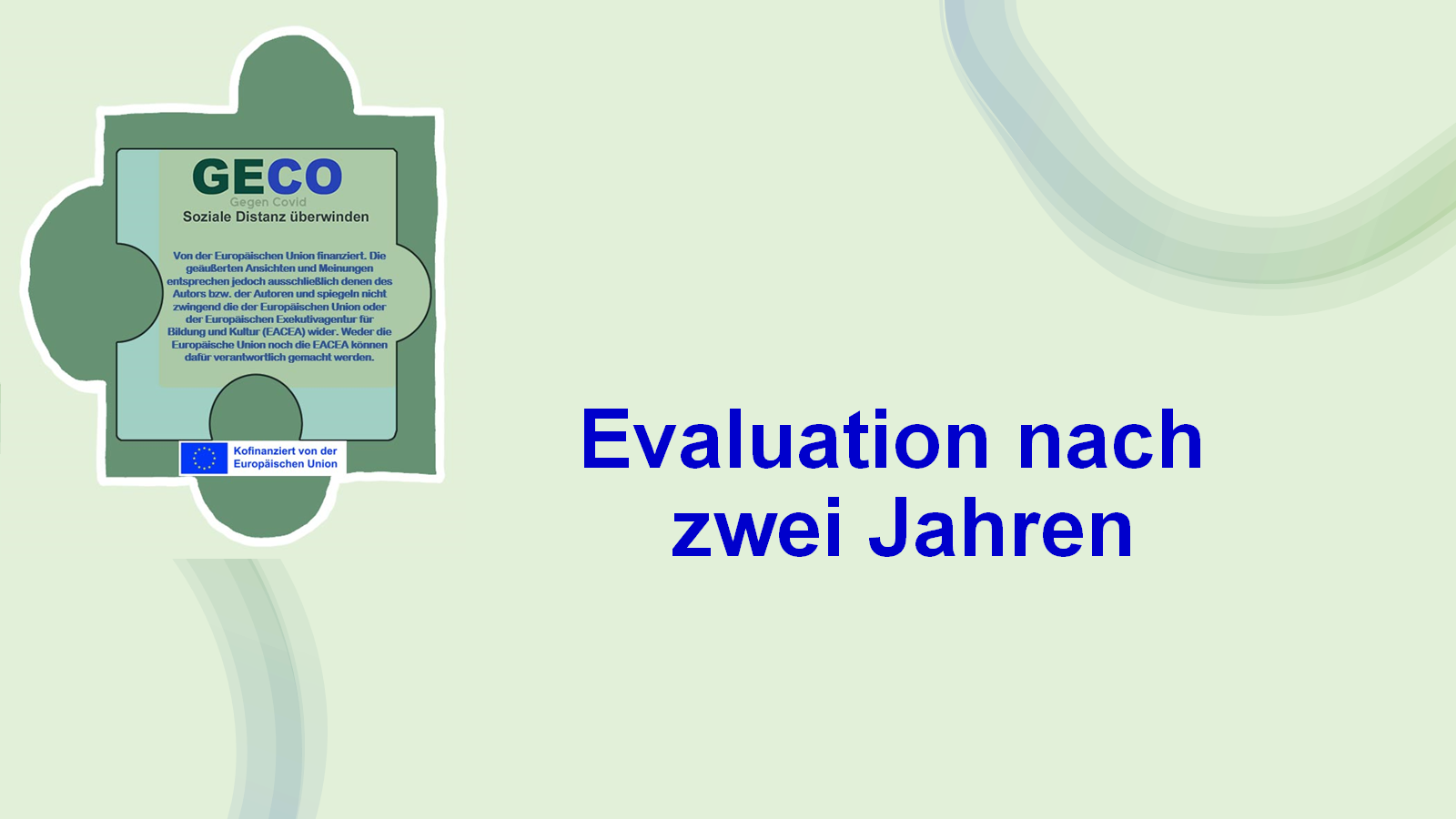 Evaluation Startseite